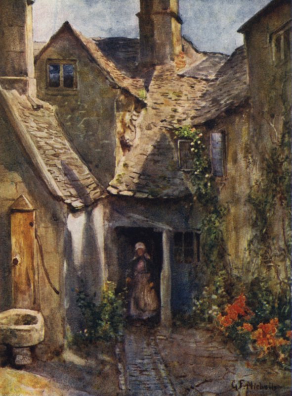 Old Houses, Chipping Campden by George Franck Nicholls