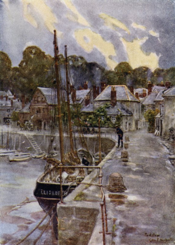Padstow, Rain Clearing Off by George Franck Nicholls