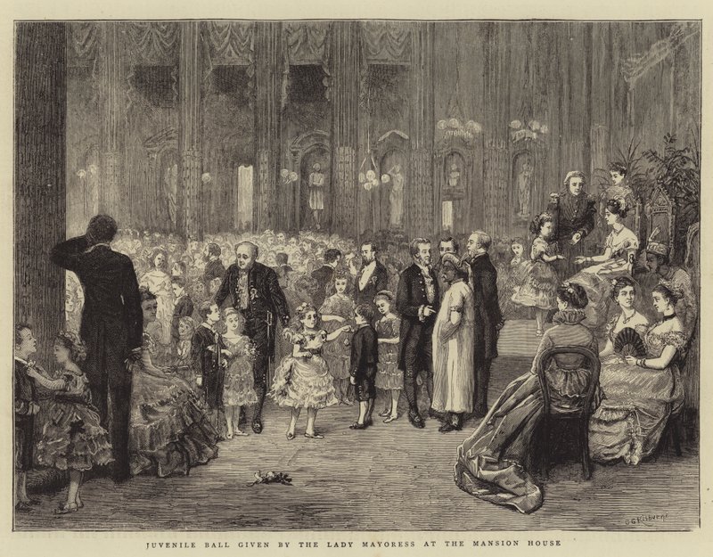 Juvenile Ball Given by the Lady Mayoress at the Mansion House by George Goodwin Kilburne