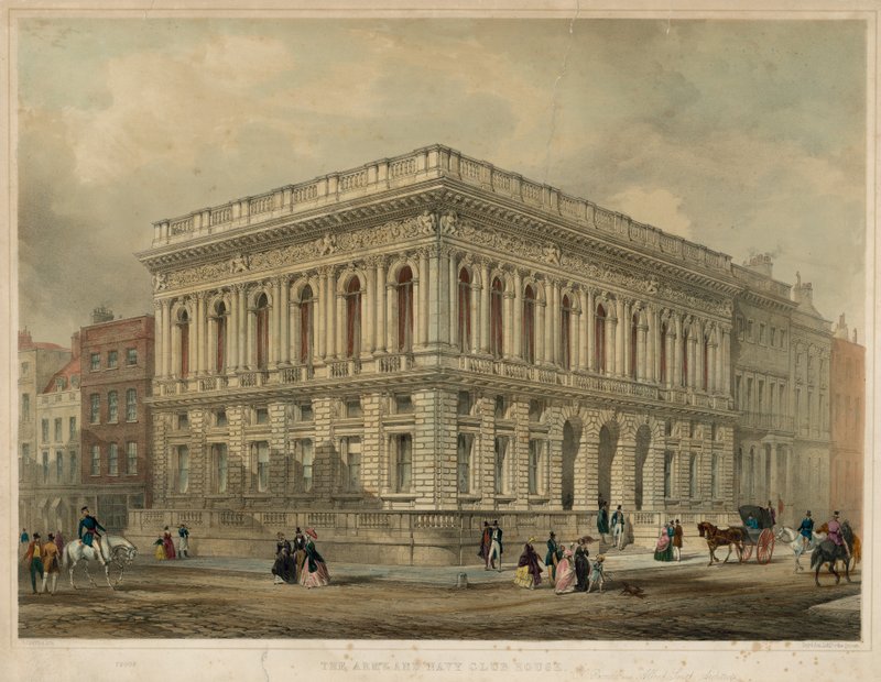 The Army and Navy Club House, London by George Hawkins