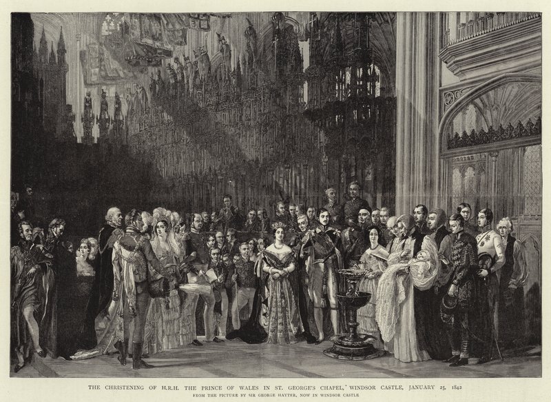 The Christening of HRH The Prince of Wales in St George