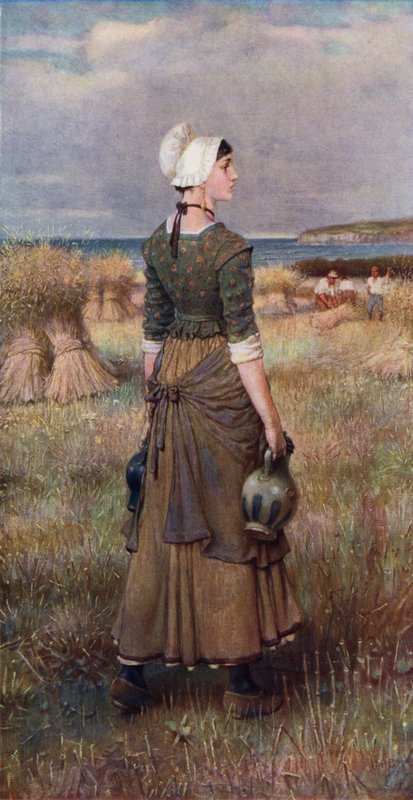 Evangeline by George Henry (after) Boughton