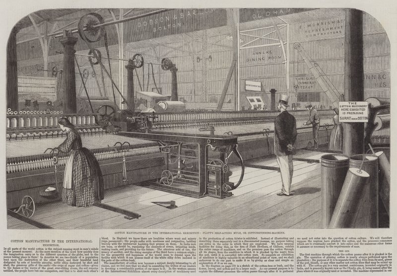 Cotton Manufacture in the International Exhibition, Platt