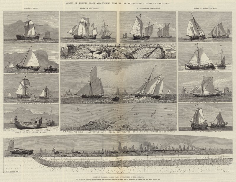 Models of Fishing Boats and Fishing Gear in the International Fisheries Exhibition by George Henry Andrews