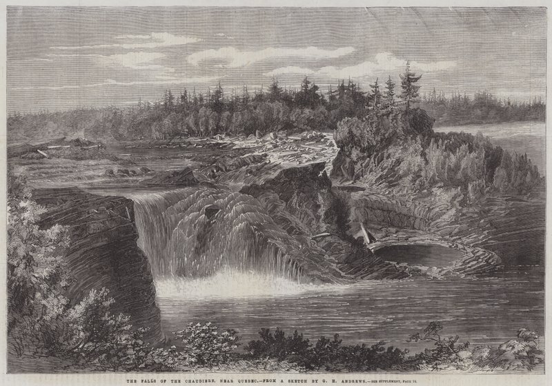 The Falls of the Chaudiere, near Quebec by George Henry Andrews