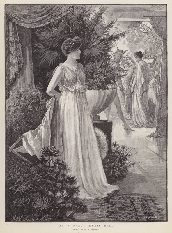 At a Fancy Dress Ball by George Henry Edwards