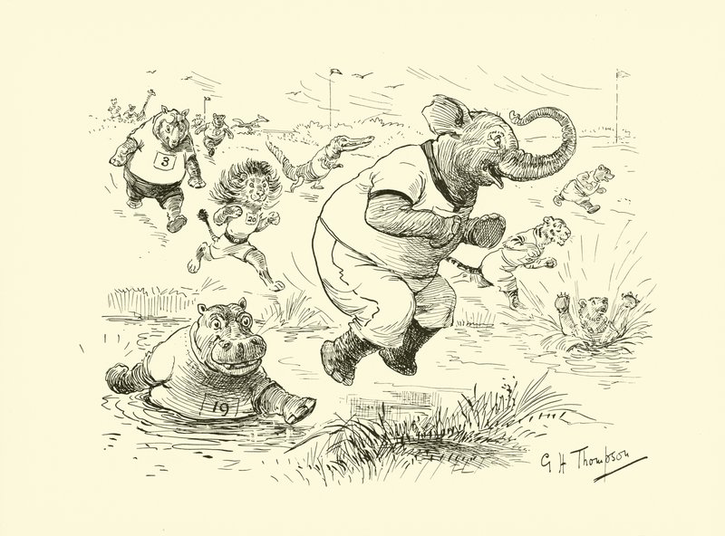 Animals at the Olympic Games by George Henry Thompson
