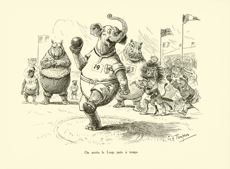 The Wolf Was Stopped Just in Time by George Henry Thompson