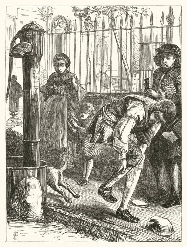Illustration for Elegy, On the Death Of A Mad Dog by George John Pinwell