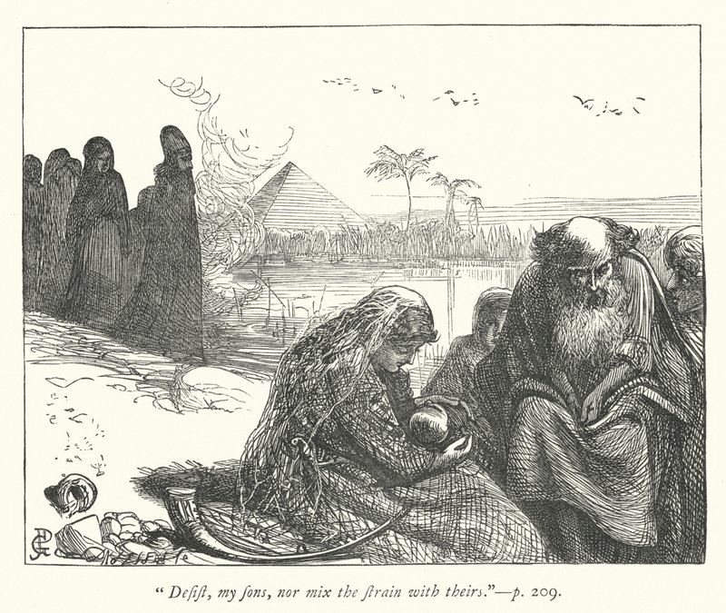 Illustration for The Captivity by George John Pinwell