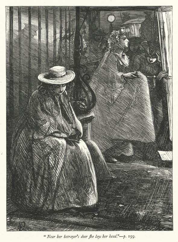 Illustration for The Deserted Village by George John Pinwell