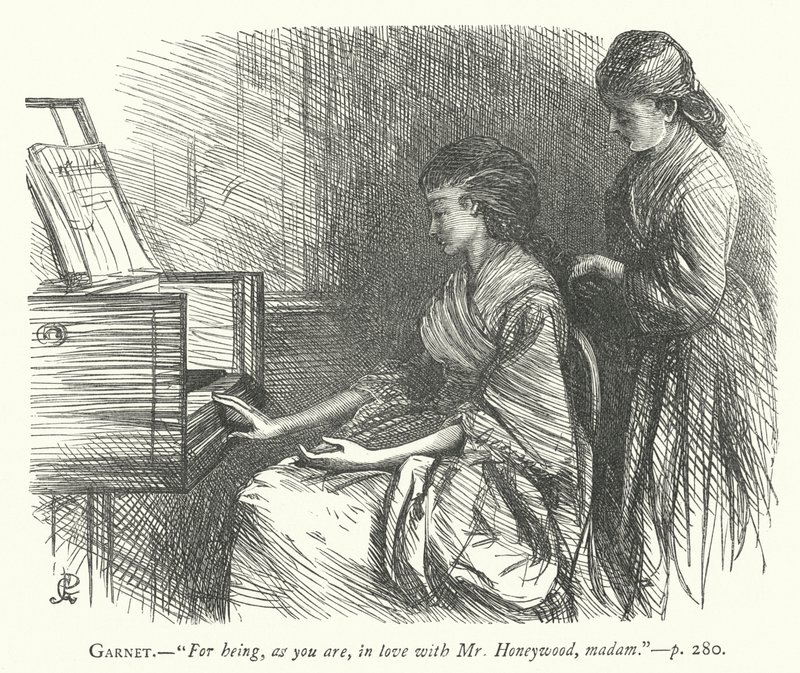 Illustration for The Good-Natured Man by George John Pinwell