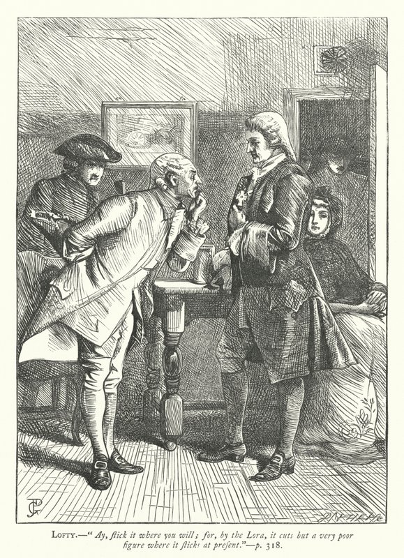 Illustration for The Good-Natured Man by George John Pinwell