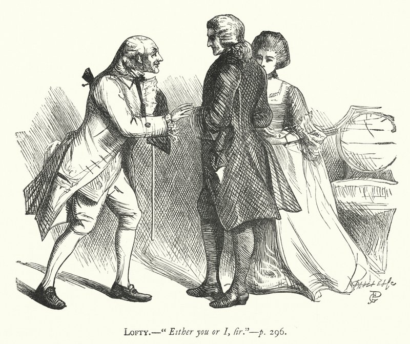 Illustration for The Good-Natured Man by George John Pinwell