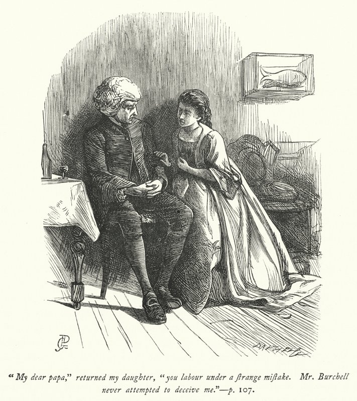 Illustration for The Vicar of Wakefield by George John Pinwell