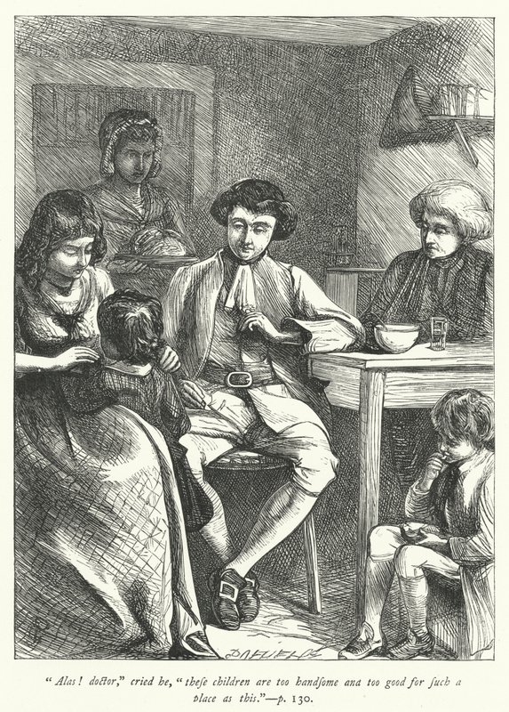 Illustration for The Vicar of Wakefield by George John Pinwell