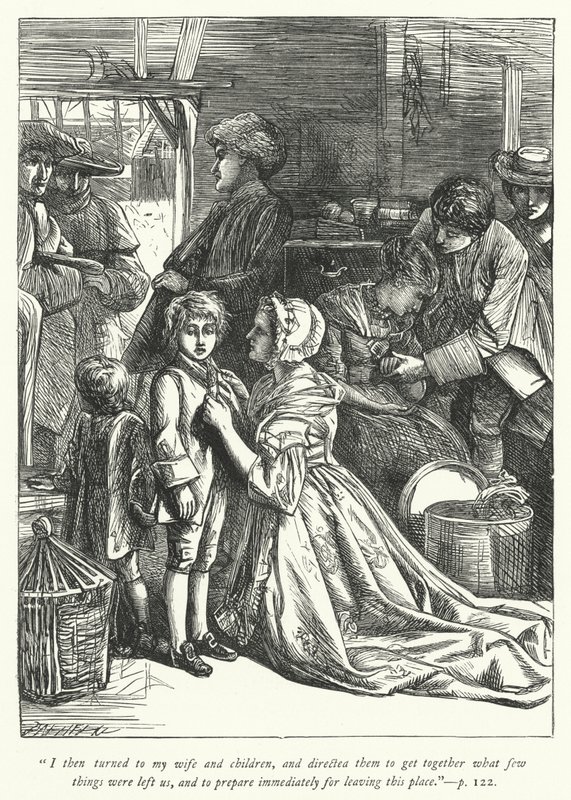 Illustration for The Vicar of Wakefield (engraving) by George John Pinwell