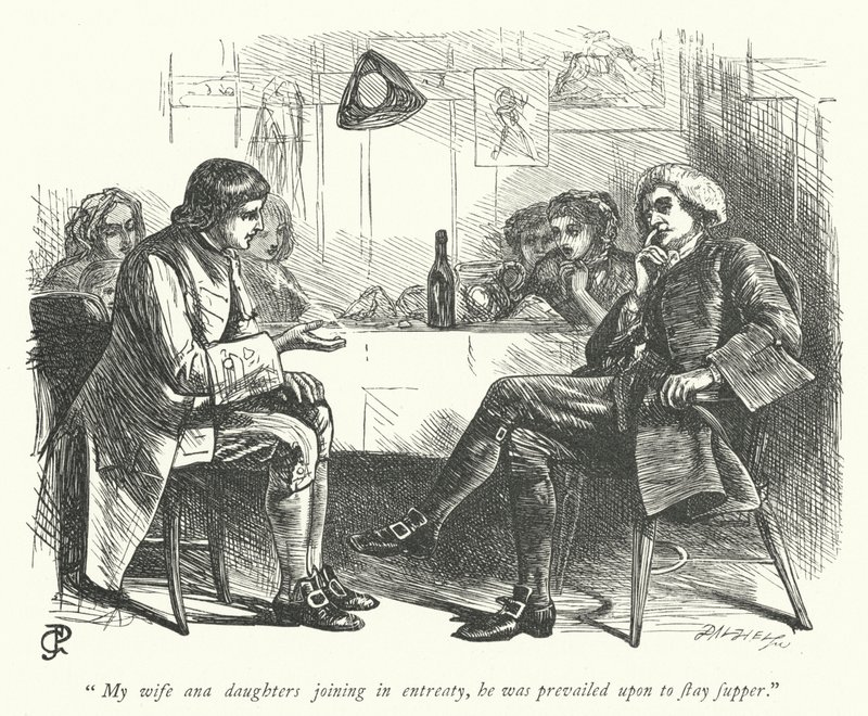 Illustration for The Vicar of Wakefield by George John Pinwell