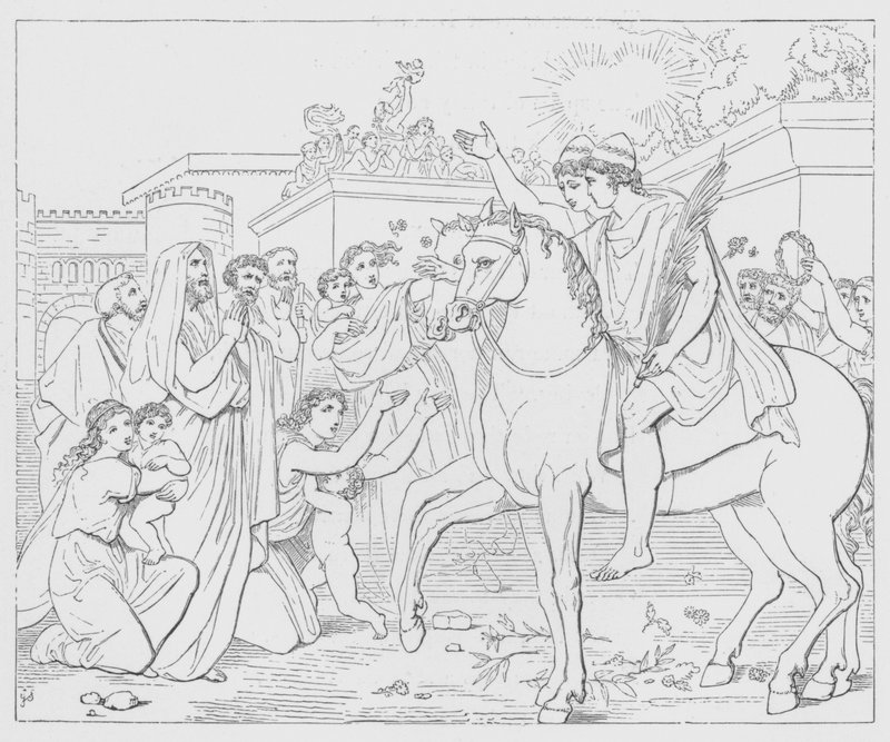 Battle Of The Lake Regillus by George Junior Scharf