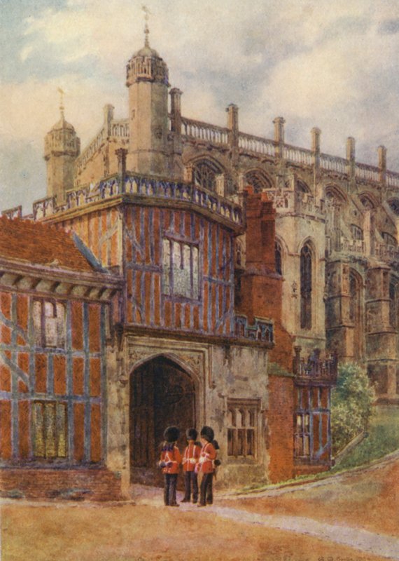 Entrance to the Horseshoe Cloisters by George Moore Henton
