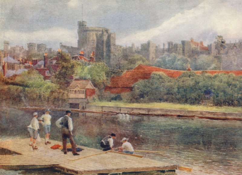 The Castle from the Rafts by George Moore Henton