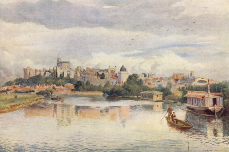 Windsor from the River by George Moore Henton