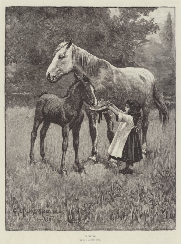 In Clover by George Percy Jacomb Hood