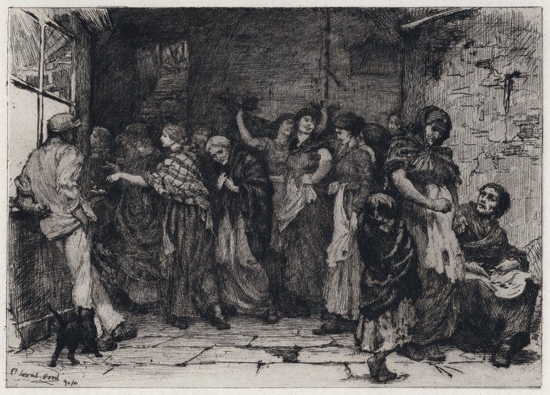 Pay-day in a Cotton Mill by George Percy Jacomb Hood