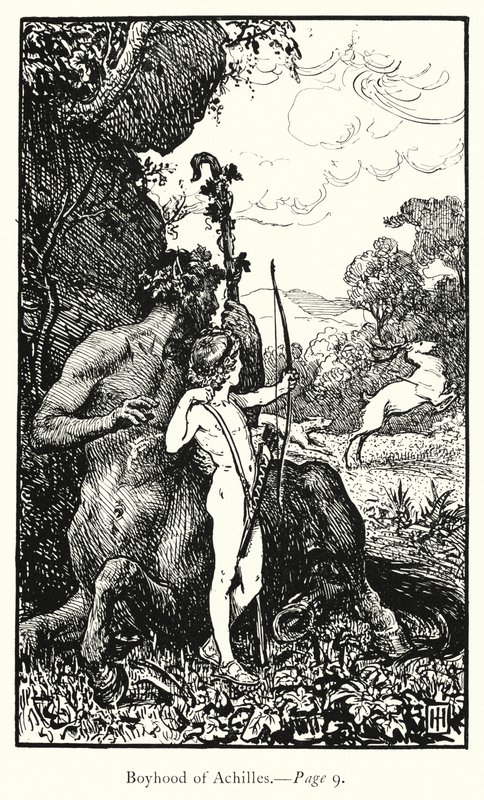 The Iliad: Boyhood of Achilles by George Percy Jacomb Hood