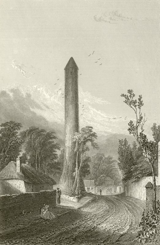 The Round Tower of Clondalkin, Dublin, Ireland by George Petrie