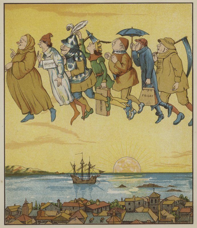 Illustration for Rumpelstiltskin by The Brothers Grimm by George R. Halkett