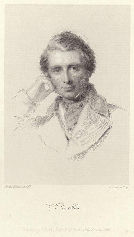 Portrait of John Ruskin by George Richmond