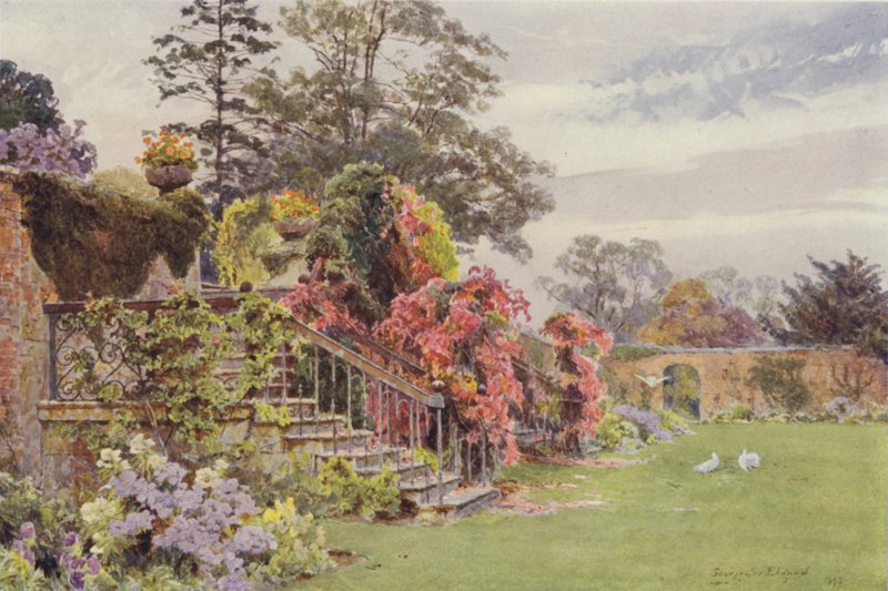 Bulwick, Autumn by George Samuel Elgood