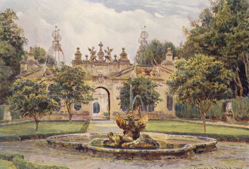 Italian Gardens: The Aviary, Villa Borghese by George Samuel Elgood