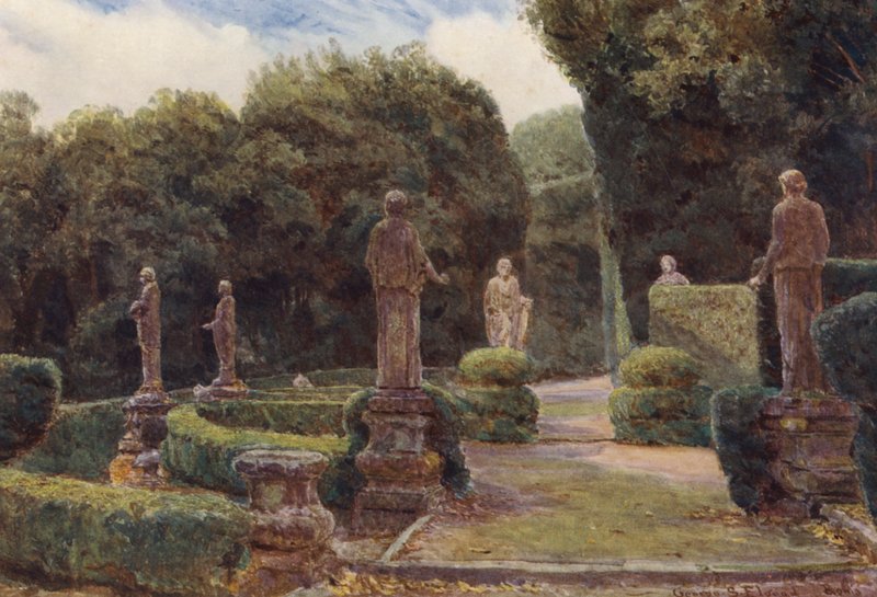 Italian Gardens: Villa Colonna by George Samuel Elgood