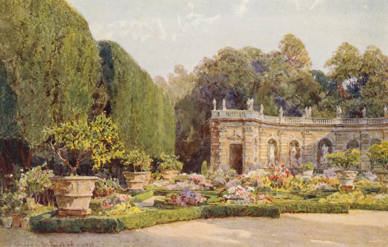 Italian Gardens: Villa Lancellotti by George Samuel Elgood