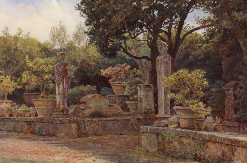 Italian Gardens: Villa Piatti by George Samuel Elgood