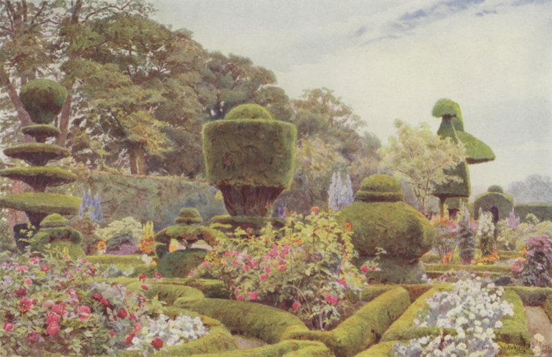 Levens, Roses and Pinks by George Samuel Elgood