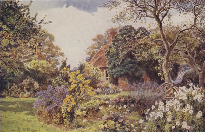Stone Hall, Easton, the Friendship Garden by George Samuel Elgood