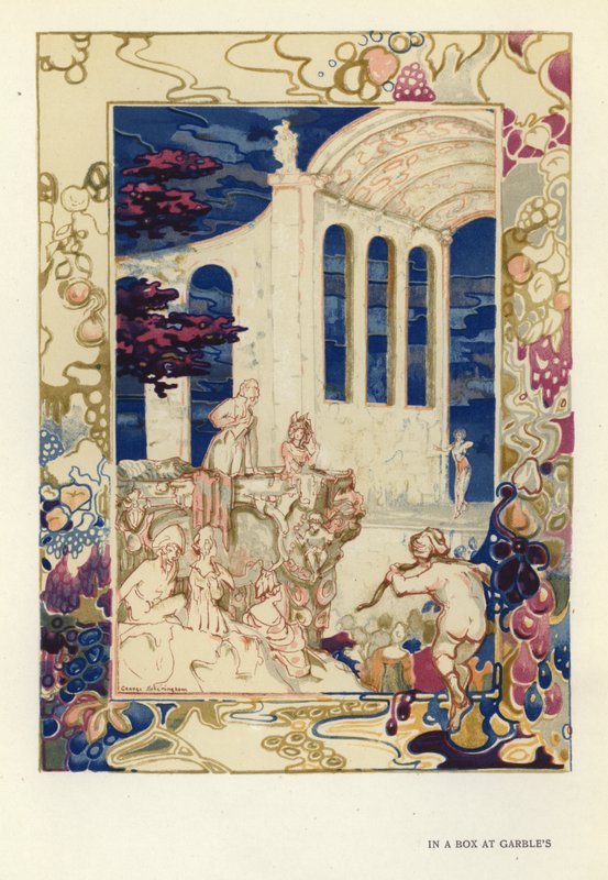 Illustration for The Happy Hypocrite by Max Beerbohm by George Sheringham