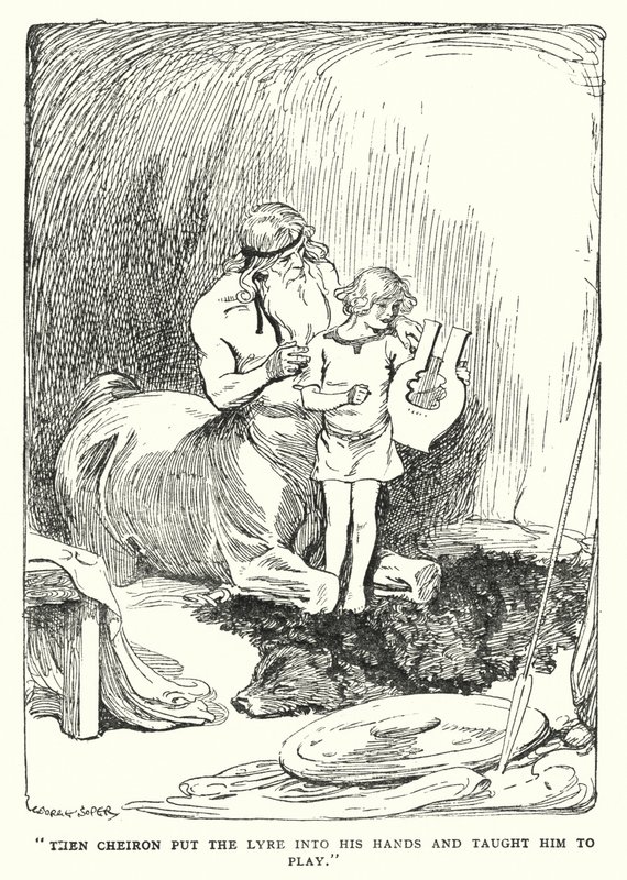 Jason and the Argonauts: "Then Cheiron Put the Lyre into His Hands and Taught Him to Play" by George Soper