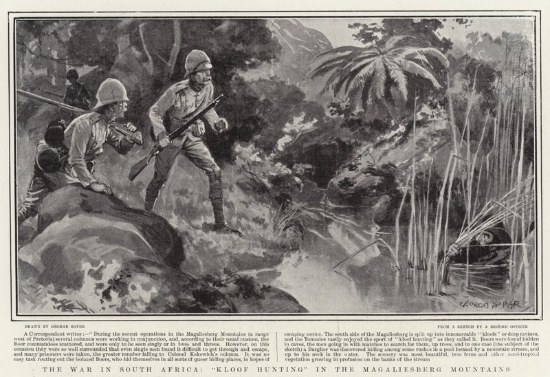 The War in South Africa, Kloof Hunting in the Magaliesberg Mountains by George Soper