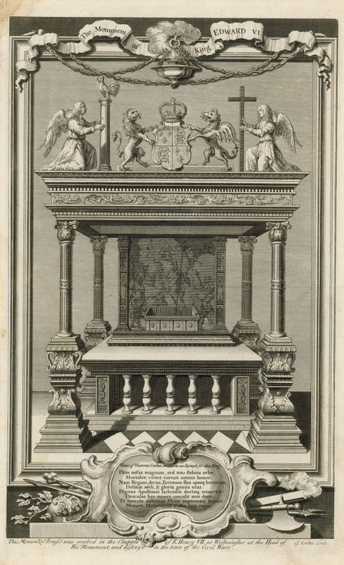 The Monument of King Edward VI by George Vertue