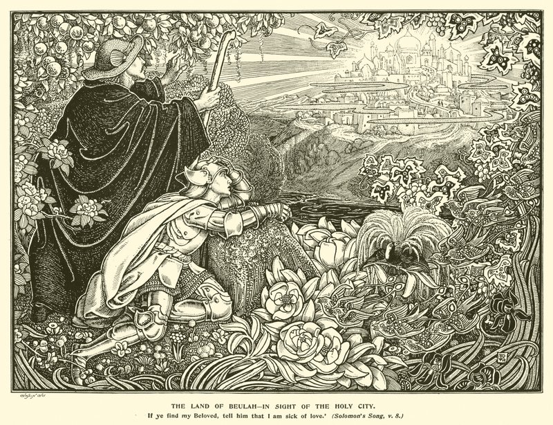 The Land of Beulah, in Sight of the Holy City by George Woolliscroft Rhead