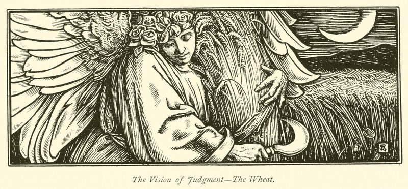 The Vision of Judgment, the Wheat by George Woolliscroft Rhead