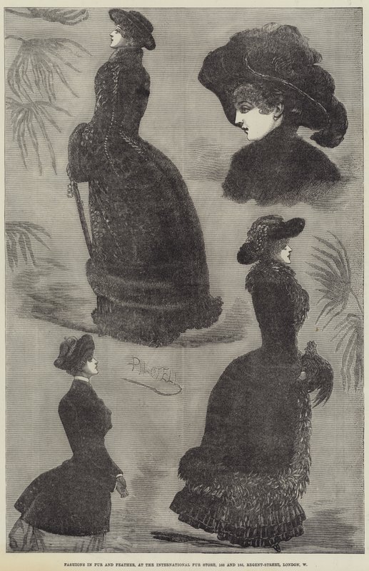 Advertisement, International Fur Store by Georges Labadie Pilotell