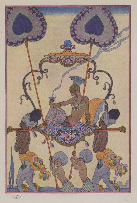 The Romance of Perfume: India by Georges (after) Barbier