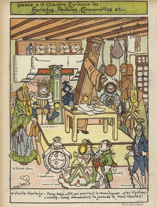 Illustration for Le Rire by Georges Delaw