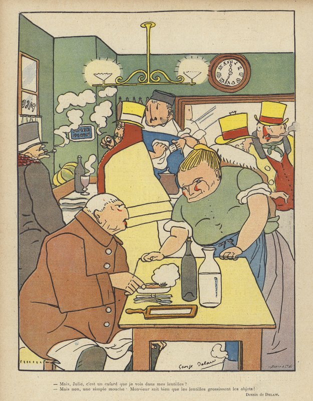 Illustration for Le Rire by Georges Delaw