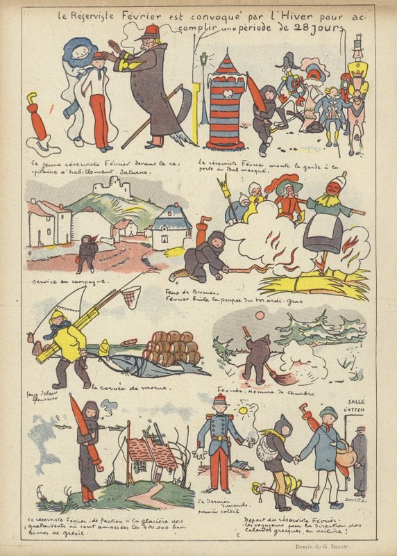 Illustration for Le Rire by Georges Delaw